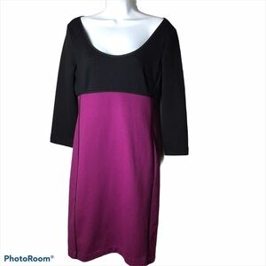 Narciso Rodriguez Color Block Sheath Dress